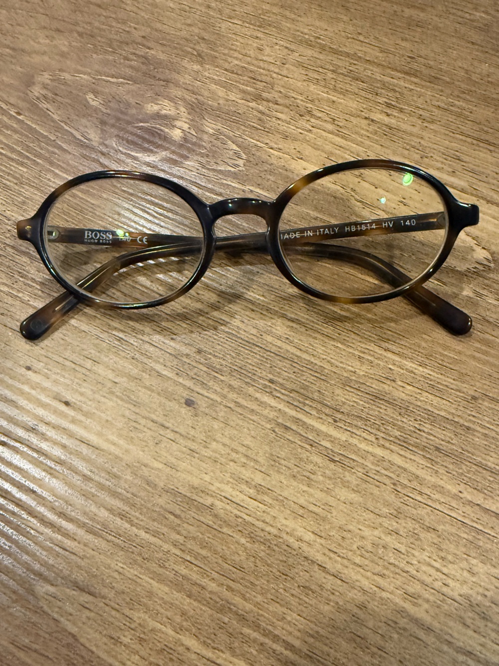 Vintage Hugo Boss HB 1514 Eyeglasses Havana Tortoise 49-20-140mm Italy FRAMES